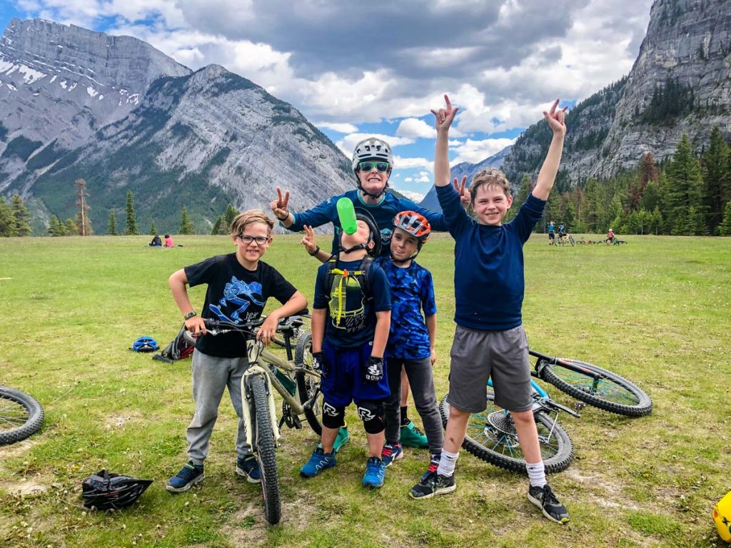 Mountain Bike course in Banff - kids