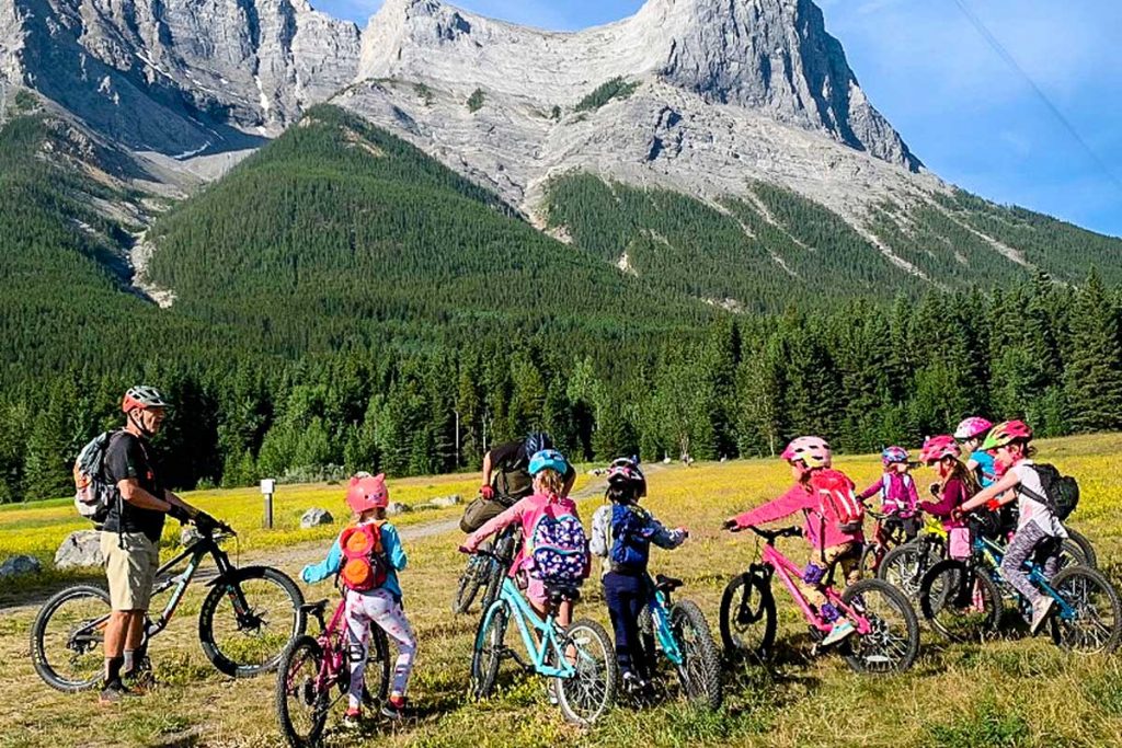 Bikescape Kids Mountain Bike Camps in Banff Canmore